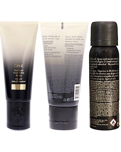 Oribe Gold Lust Dry Shampoo, Repair & Restore Conditioner And Transformative Masque Kit Women 2 Oribe Gold Lust Dry Shampoo, Repair & Restore Conditioner And Transformative Masque Kit Women - Image 2