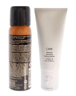 Oribe Airbrush Root Touch-Up Spray - Light Brown & Silverati Illuminating Treatment Masque Kit Women -Oribe Hair Lounge 1111223297 RLLD 3